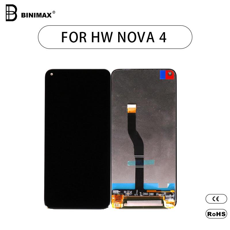 HW nova 4를위한 BINIMAX 이동 전화 TFT LCD 스크린 회의 전시