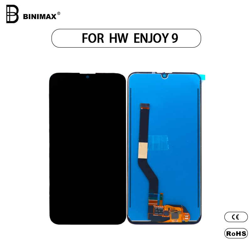 Huawei를위한 BINIMAX 도자기 이동 전화 TFT LCD 스크린 회의는 9를 즐깁니다